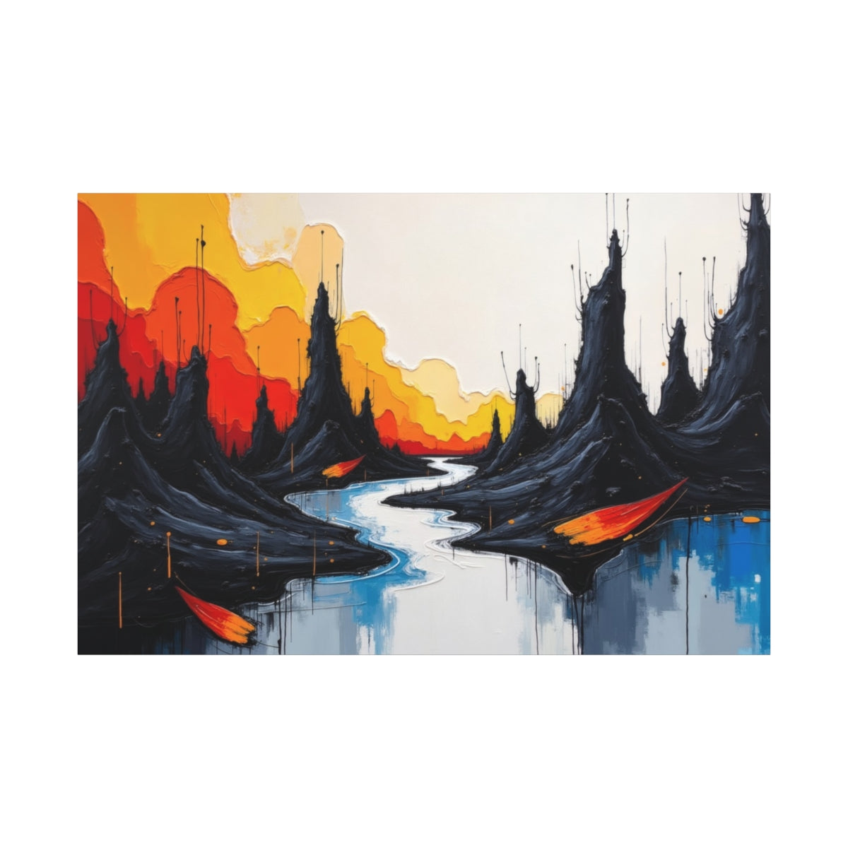 Crimson Peaks and Tranquil Waters