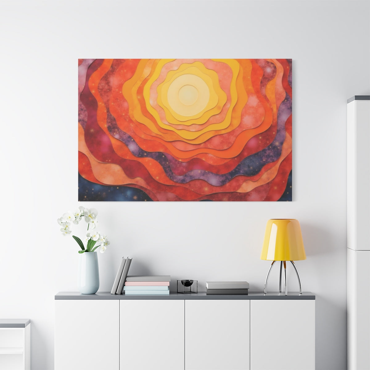 Eclipse of Color: Layered Sunset Hues