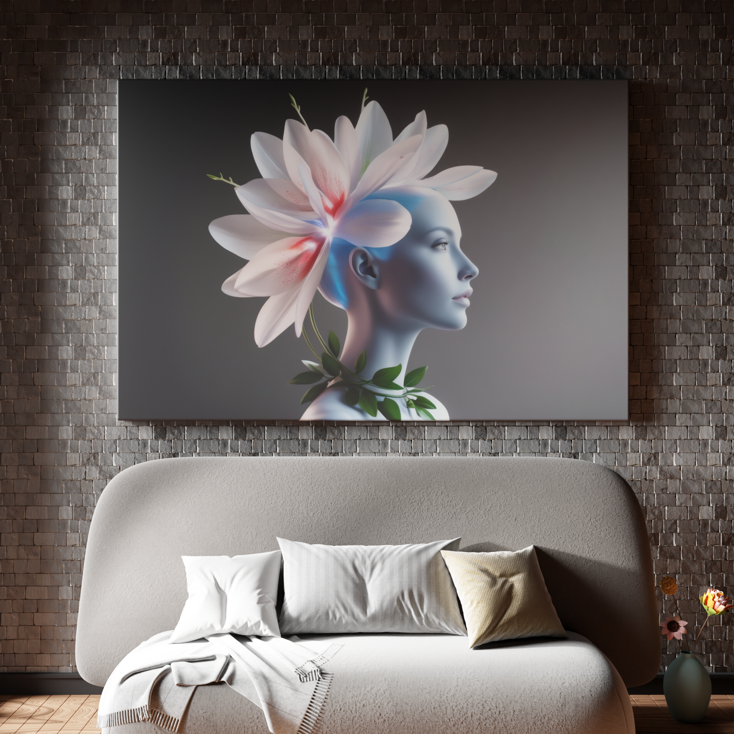 Ethereal Blossom: Portrait of Grace