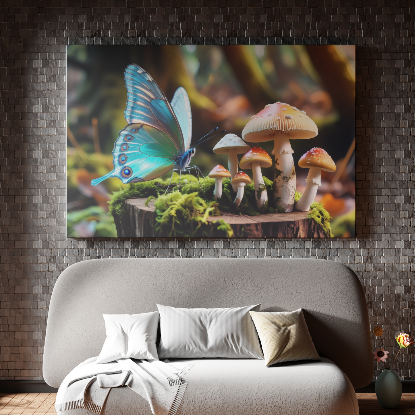 Whimsical Elegance in Forest Light