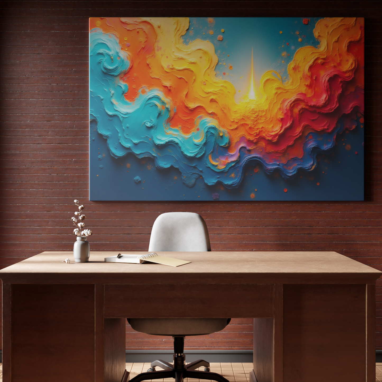 Eruption of Cosmic Colors