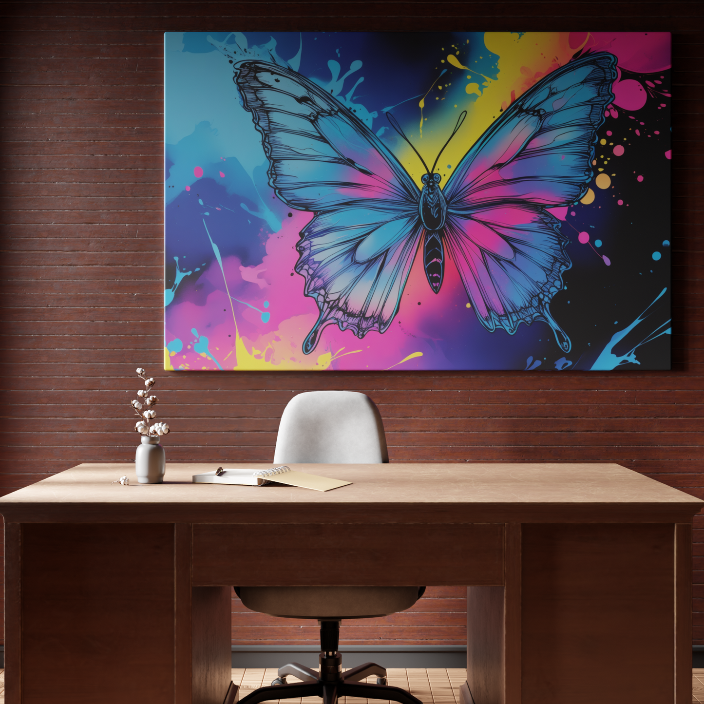 Chromatic Butterfly in Flight