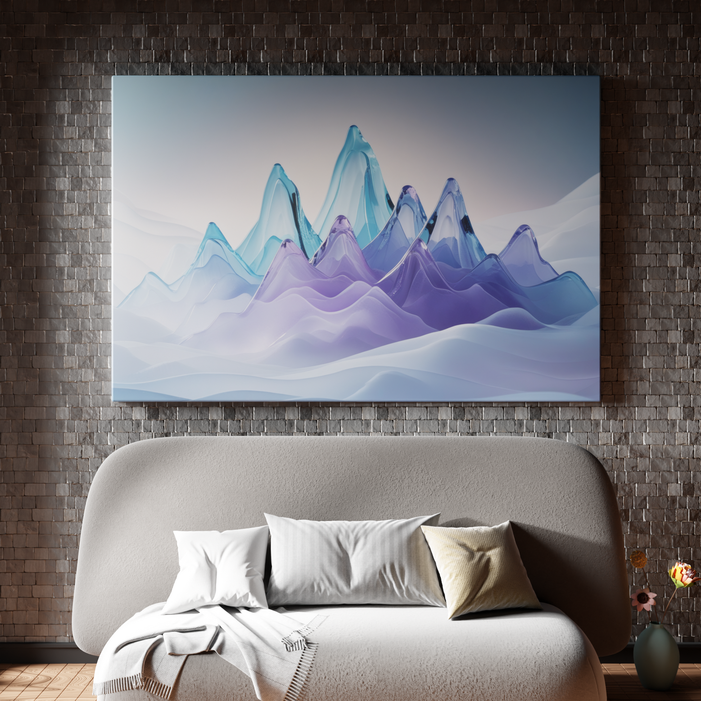 Ethereal Peaks of Glass
