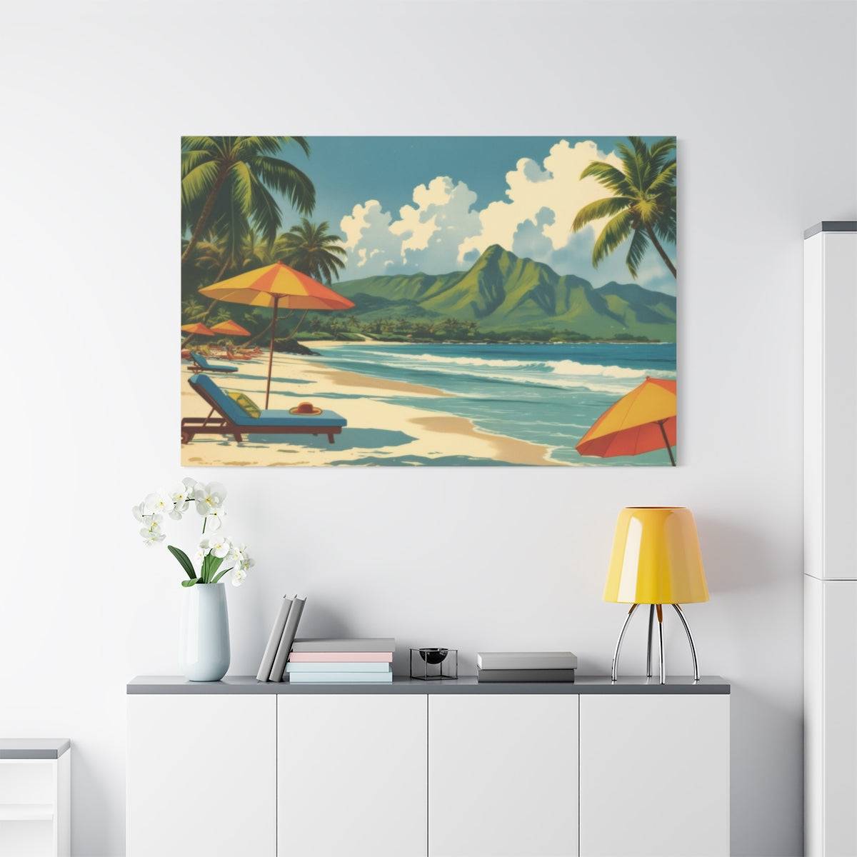 Tropical Escape Under Parasol