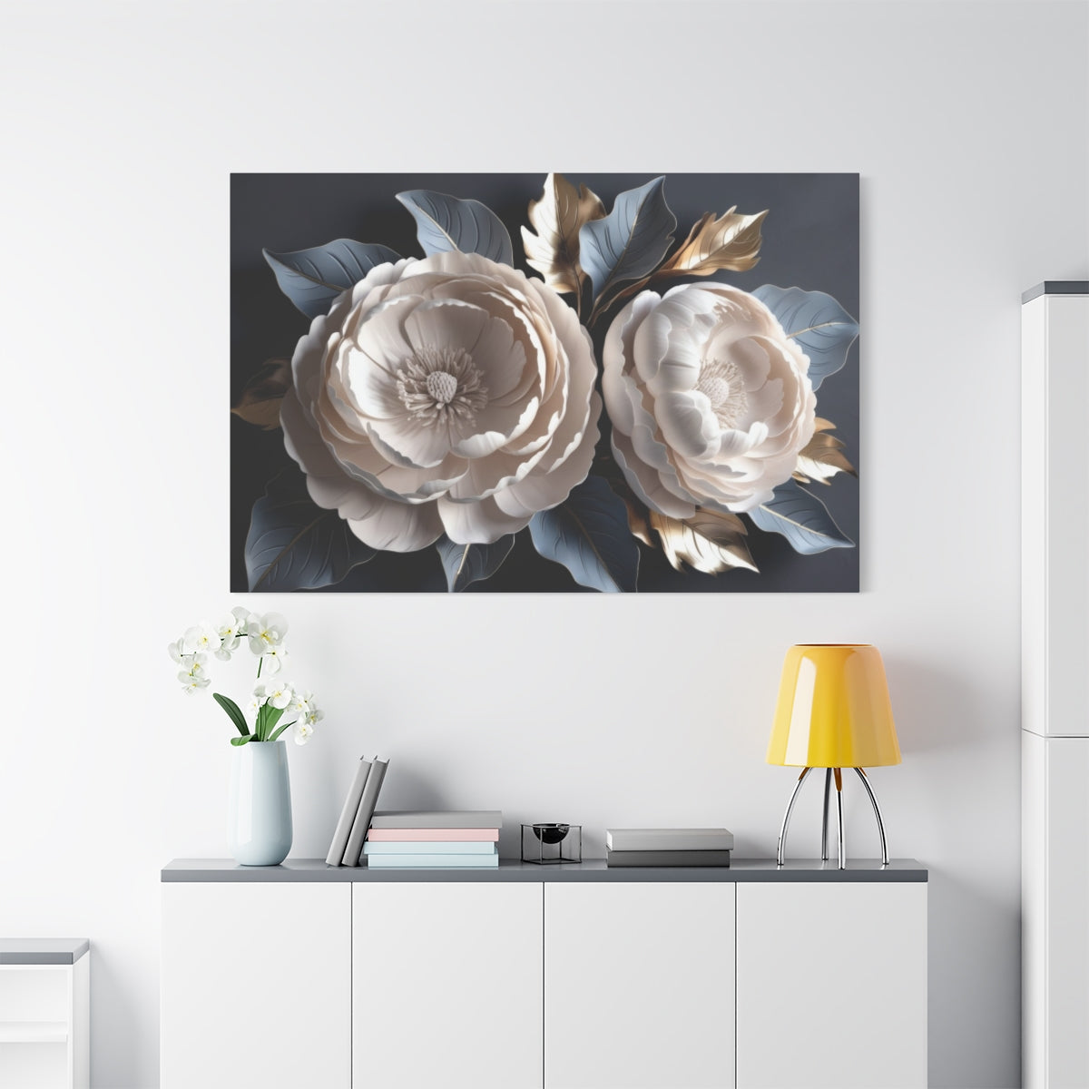 Blossoms in Metallic Hues