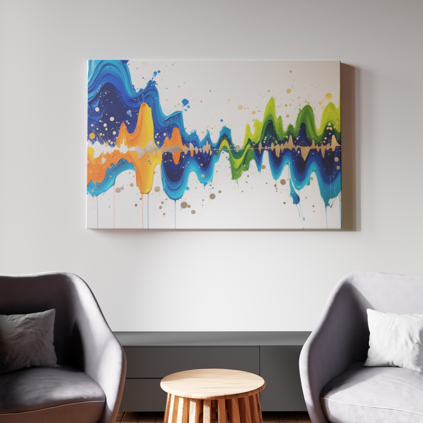 Vibrant Symphony of Waves