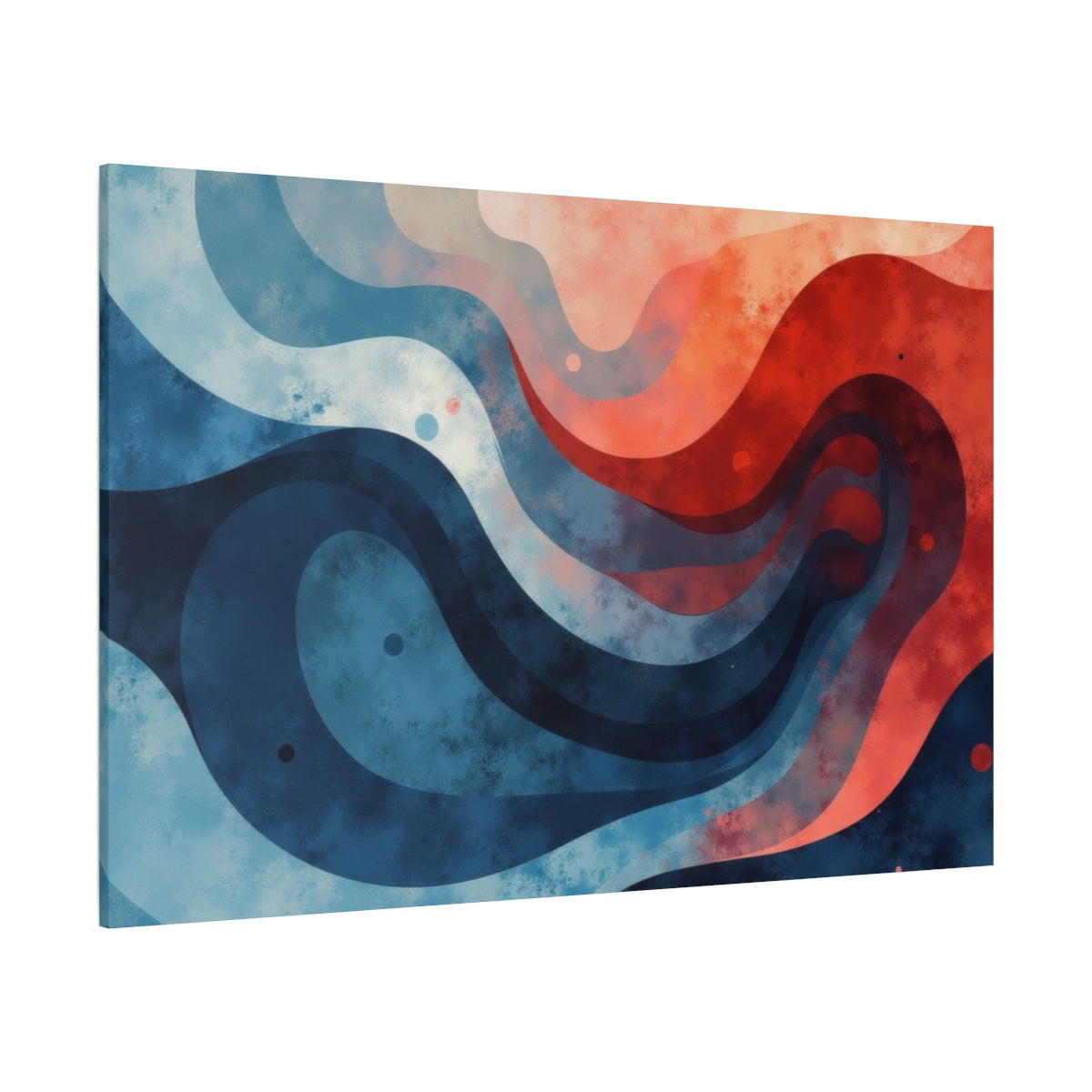 Ebb and Flow: Abstract Waves of Color