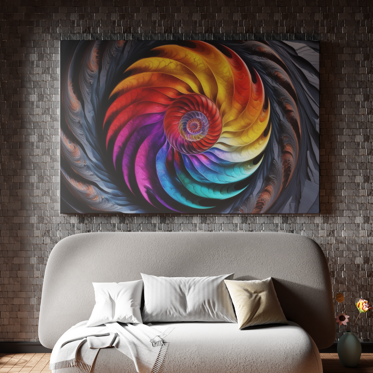 Vortex of Vibrant Hues