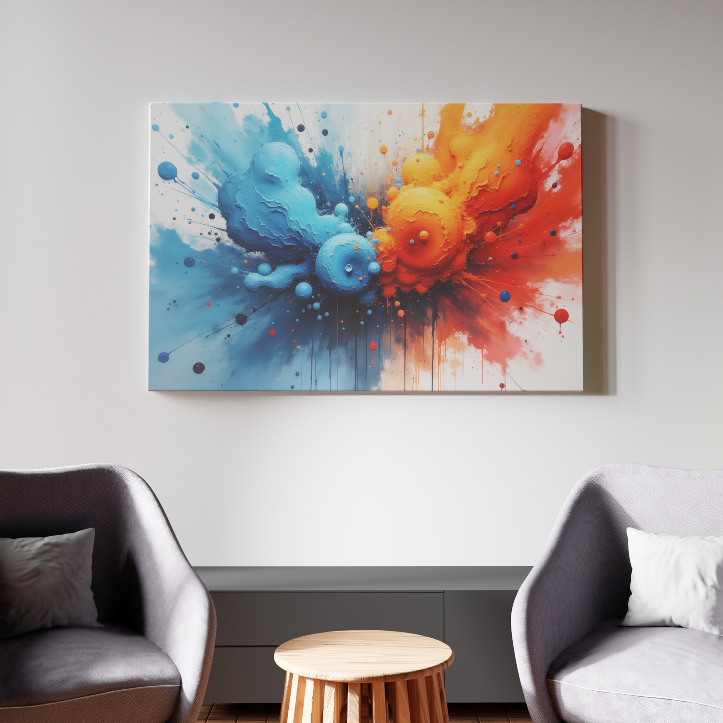 Dynamic Duality: Collision of Hues