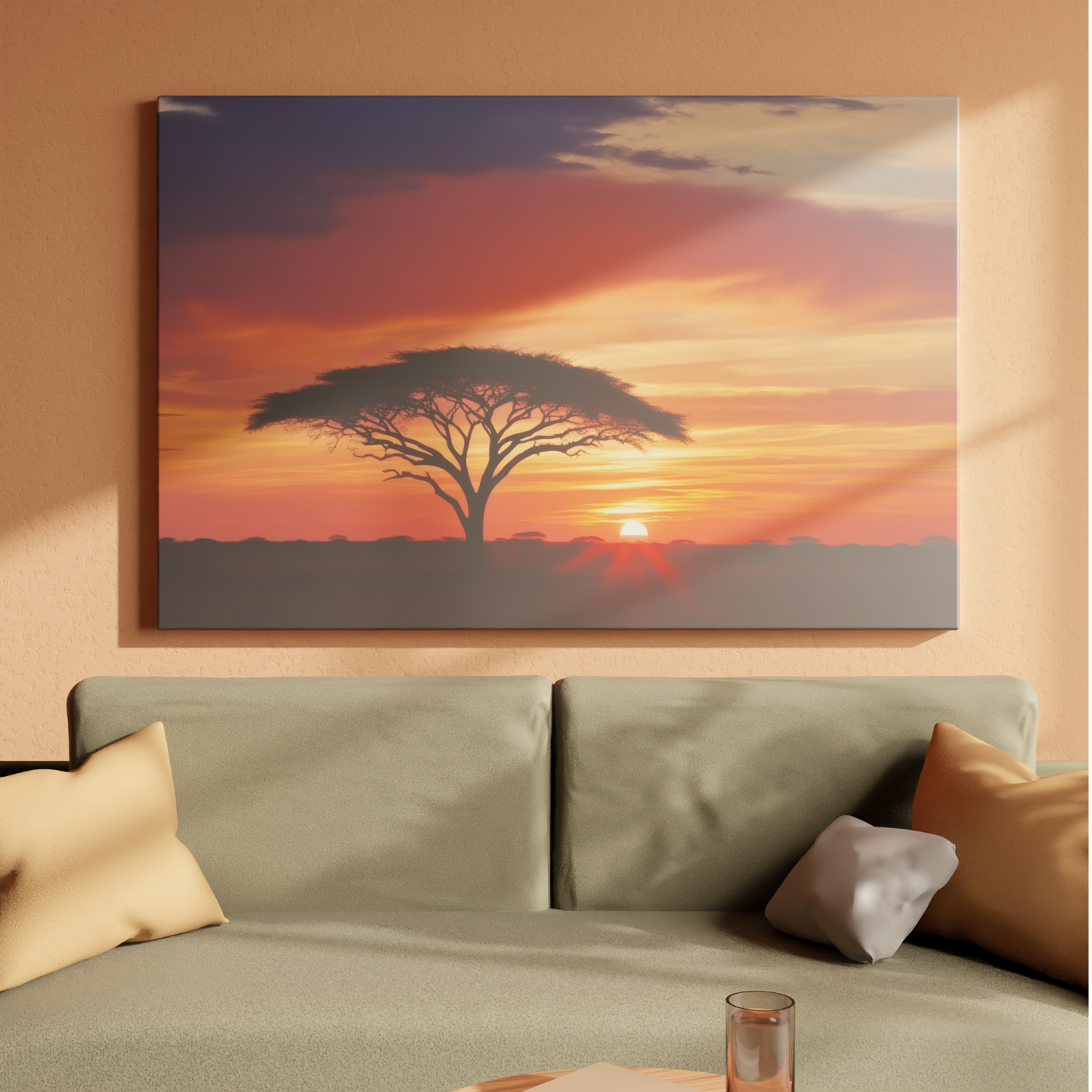 African Sunset Serenade