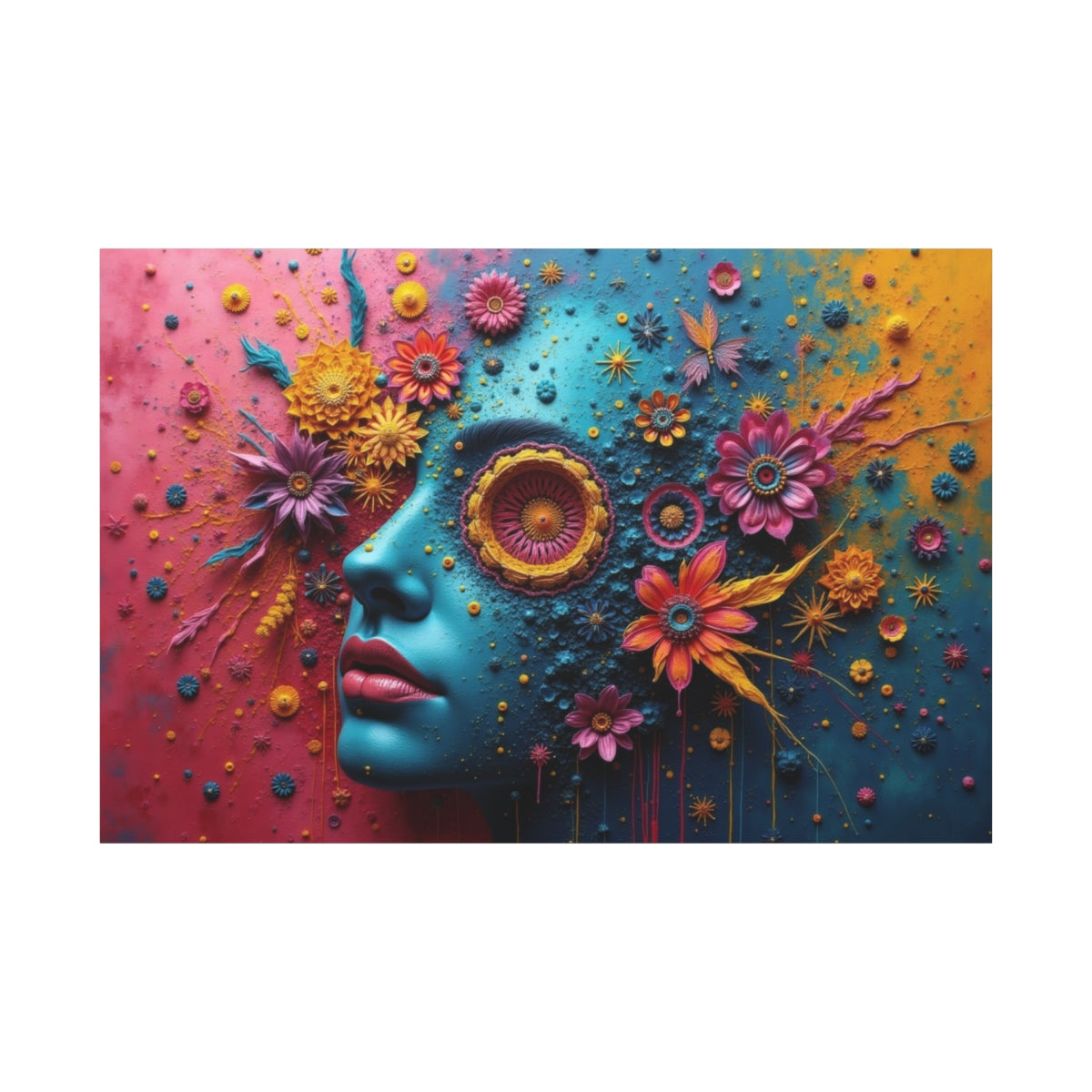 Floral Fantasy: A Fusion of Color and Imagination