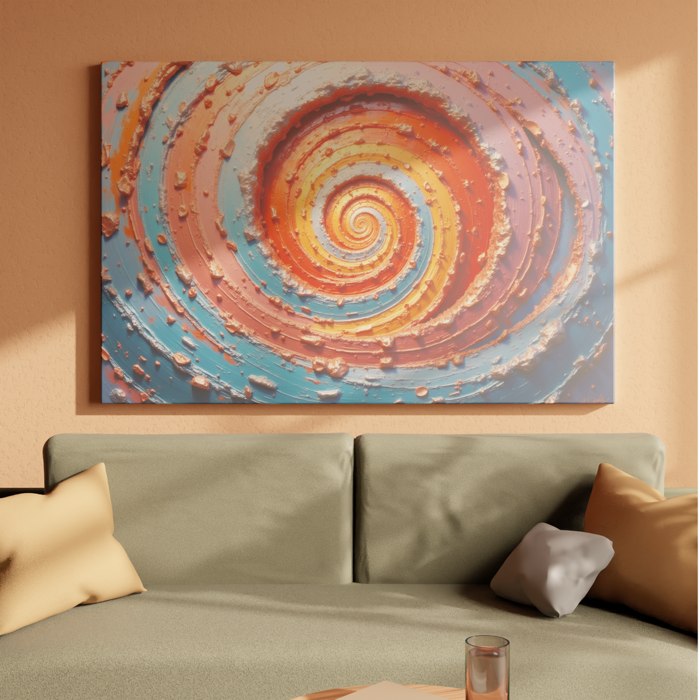 Swirling Color Symphony