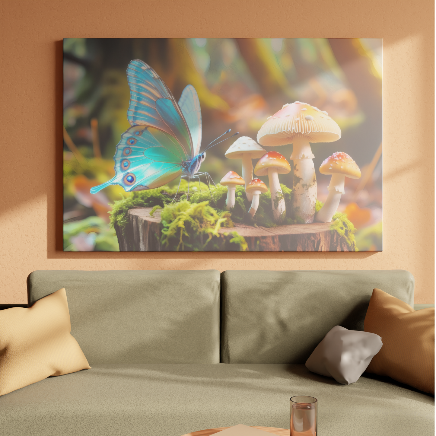 Whimsical Elegance in Forest Light