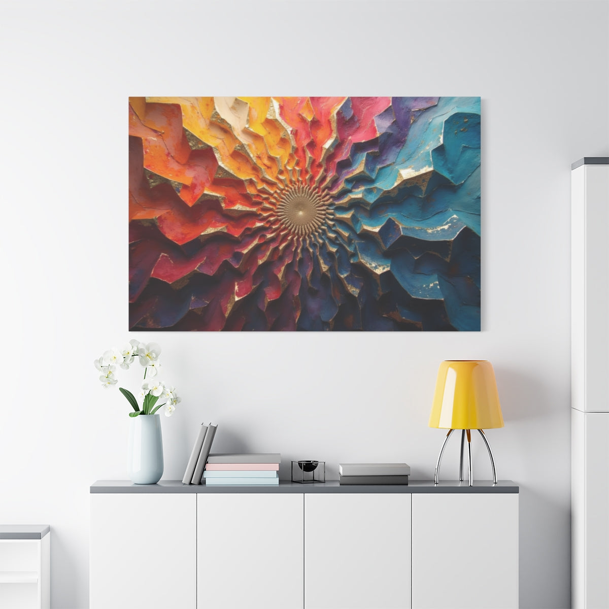 Vortex of Vibrant Hues