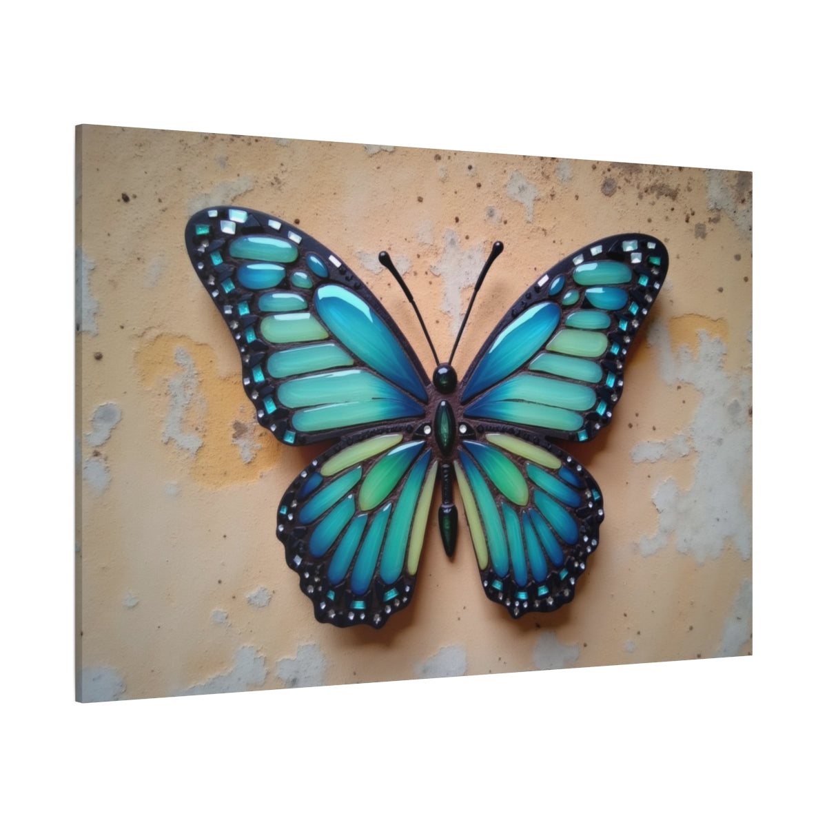 Radiant Glass Butterfly