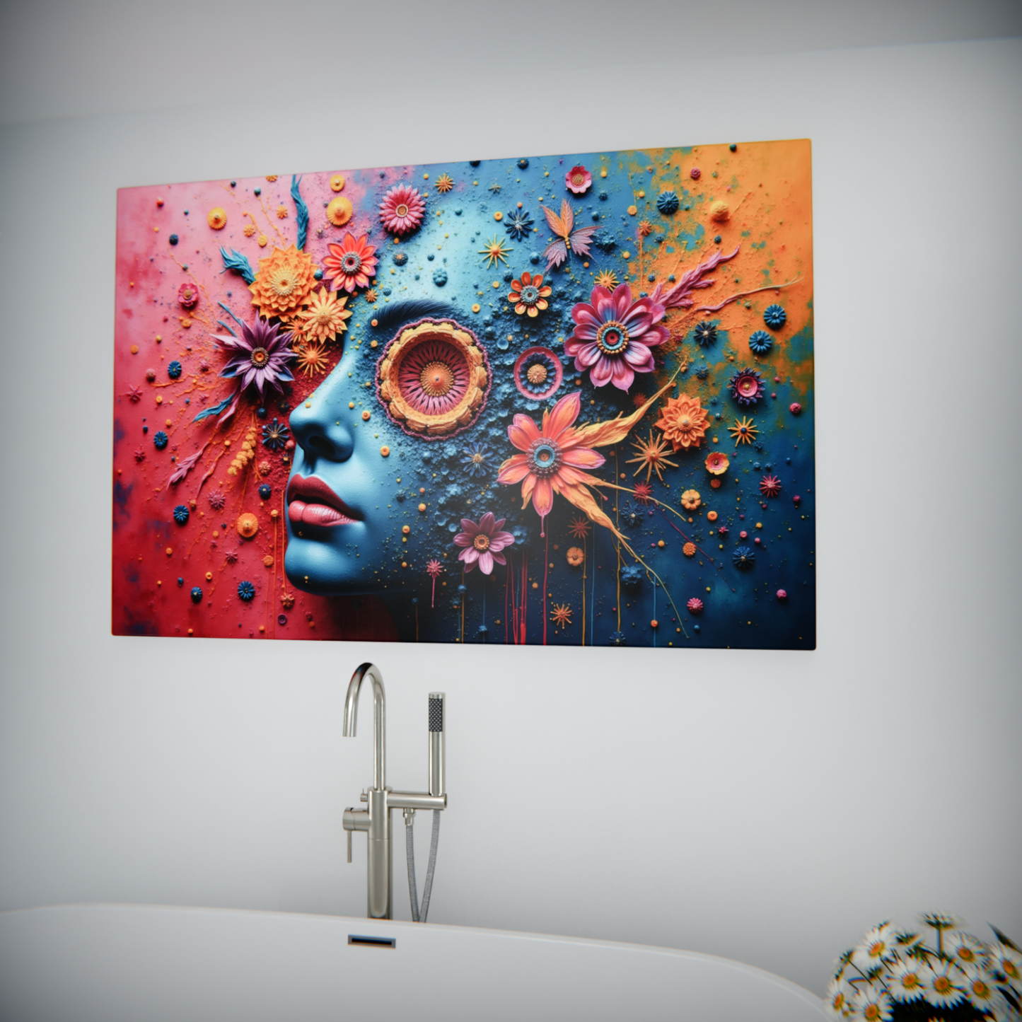 Floral Fantasy: A Fusion of Color and Imagination