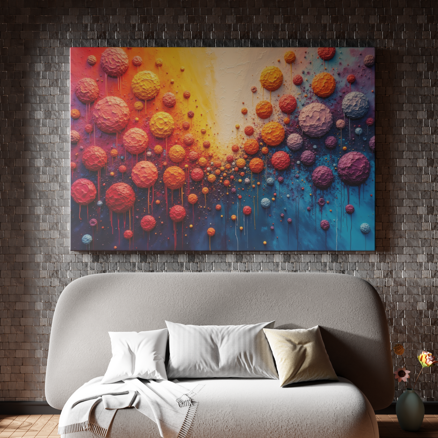 Celestial Orbs in Vibrant Harmony