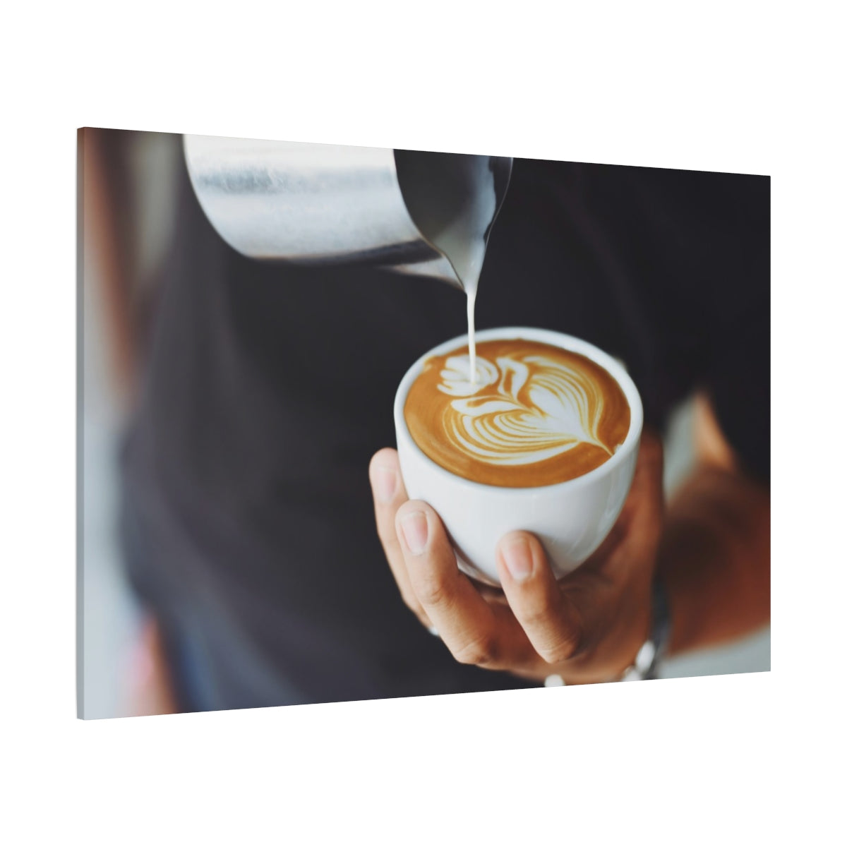 Artistic Latte Creation