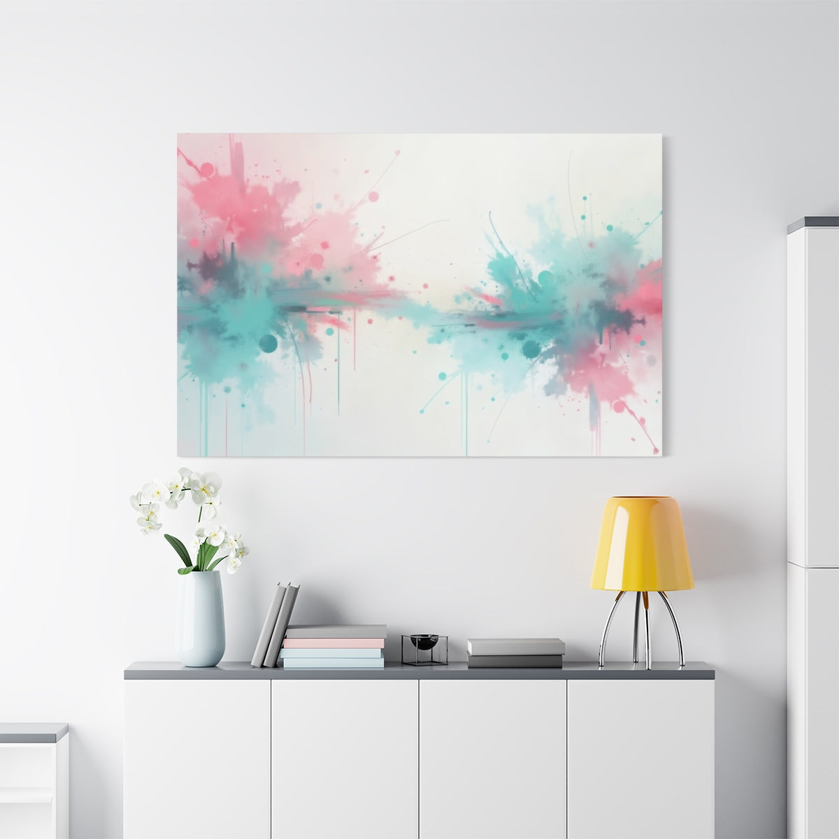Aqua and Blush Symphony