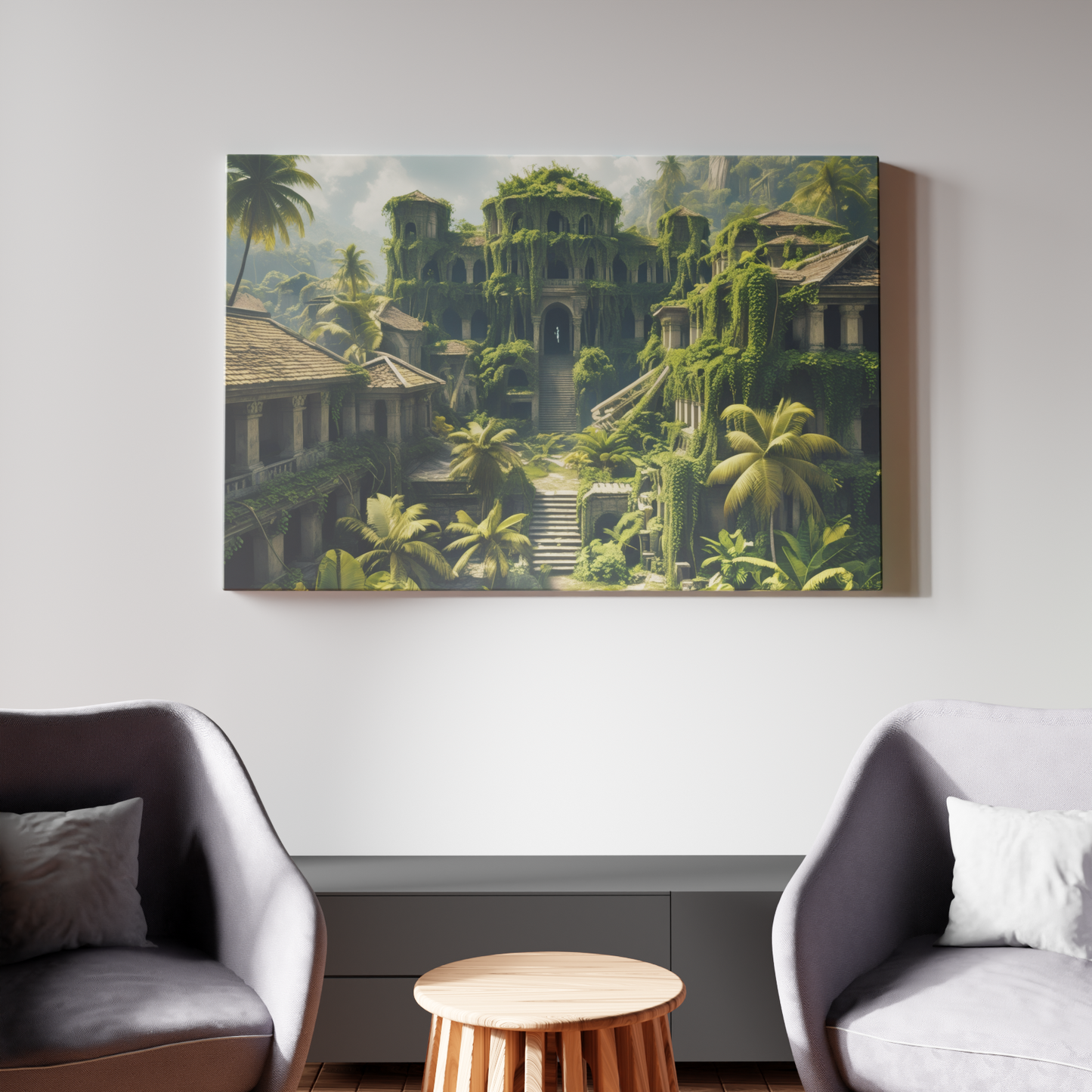 Lush Ruins in the Tropics