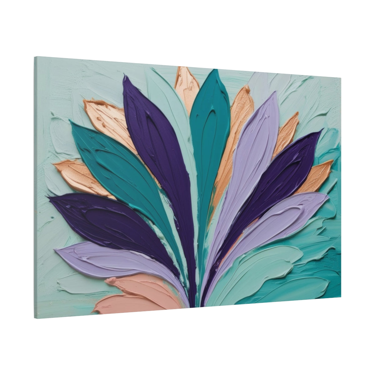 Blossoming Petals in Abstract Harmony