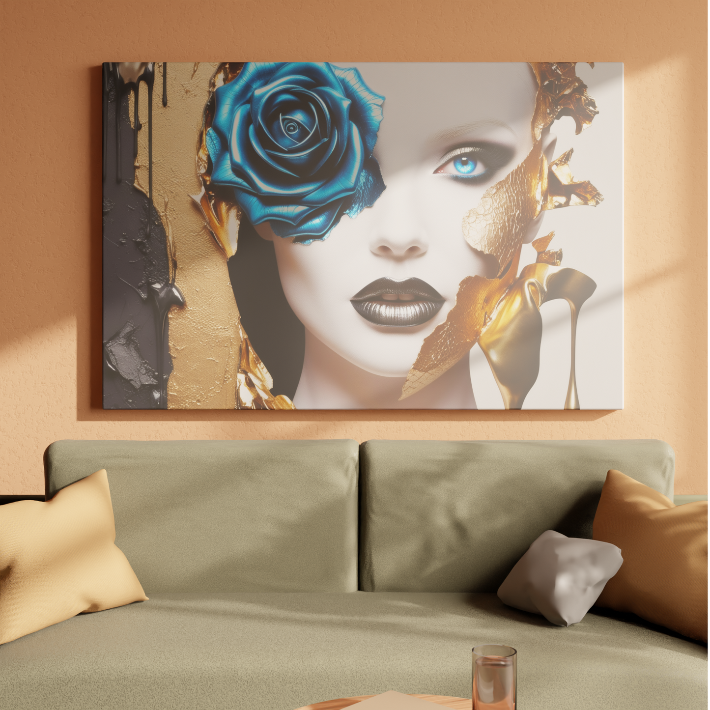 Elegance in Metallic Blooms