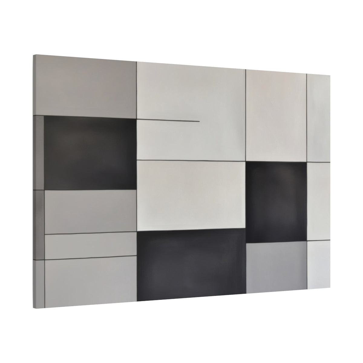 Monochrome Geometric Harmony