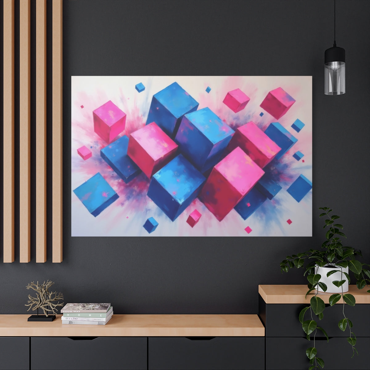 Cubes of Vibrant Imagination