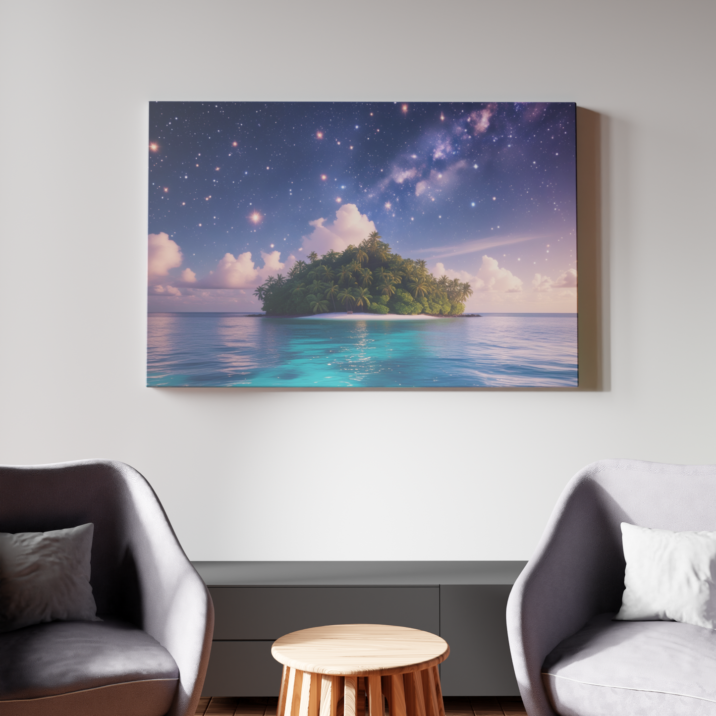 Cosmic Island Dreamscape