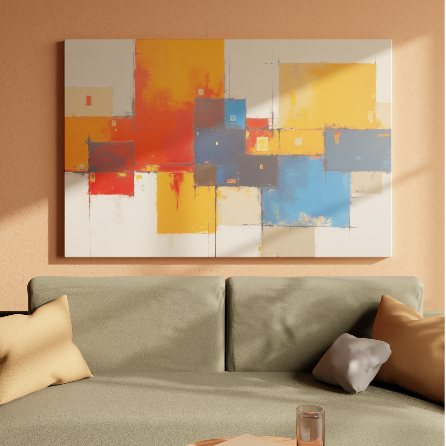Vibrant Geometric Kaleidoscope