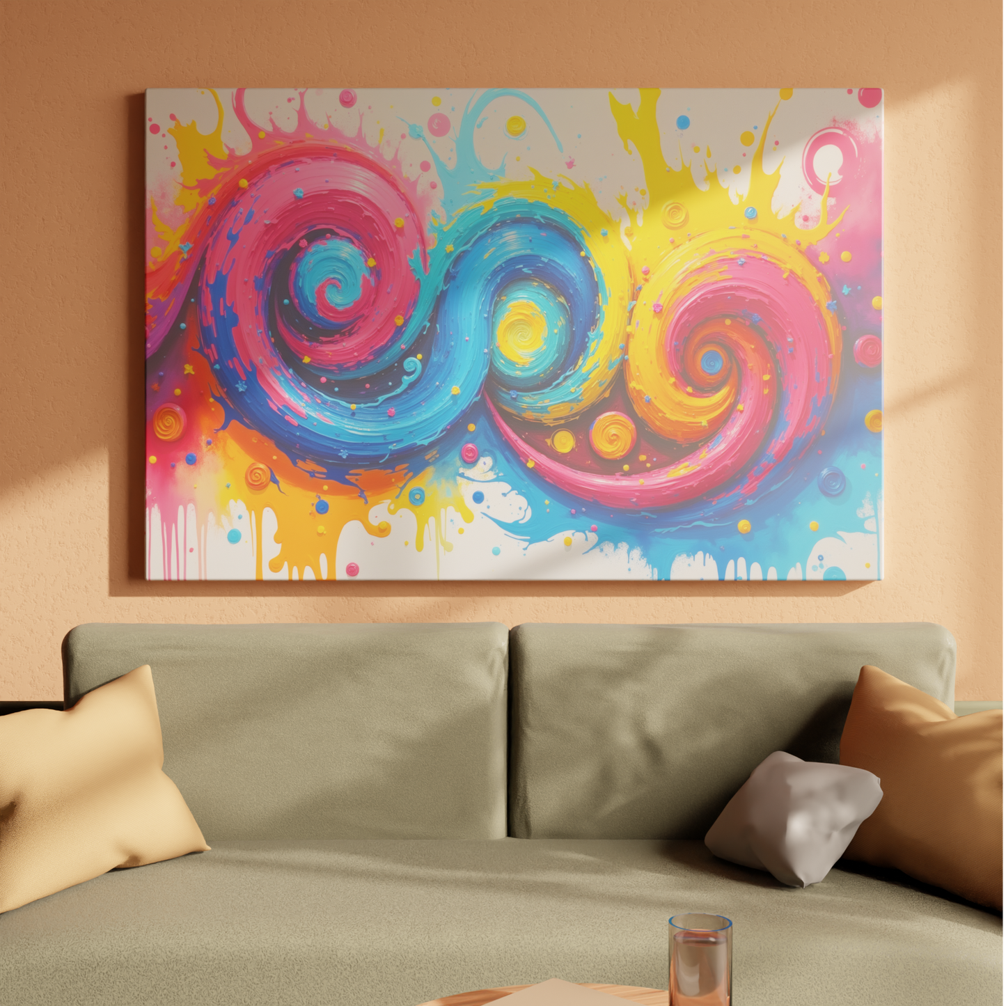 Colorful Cosmic Dance
