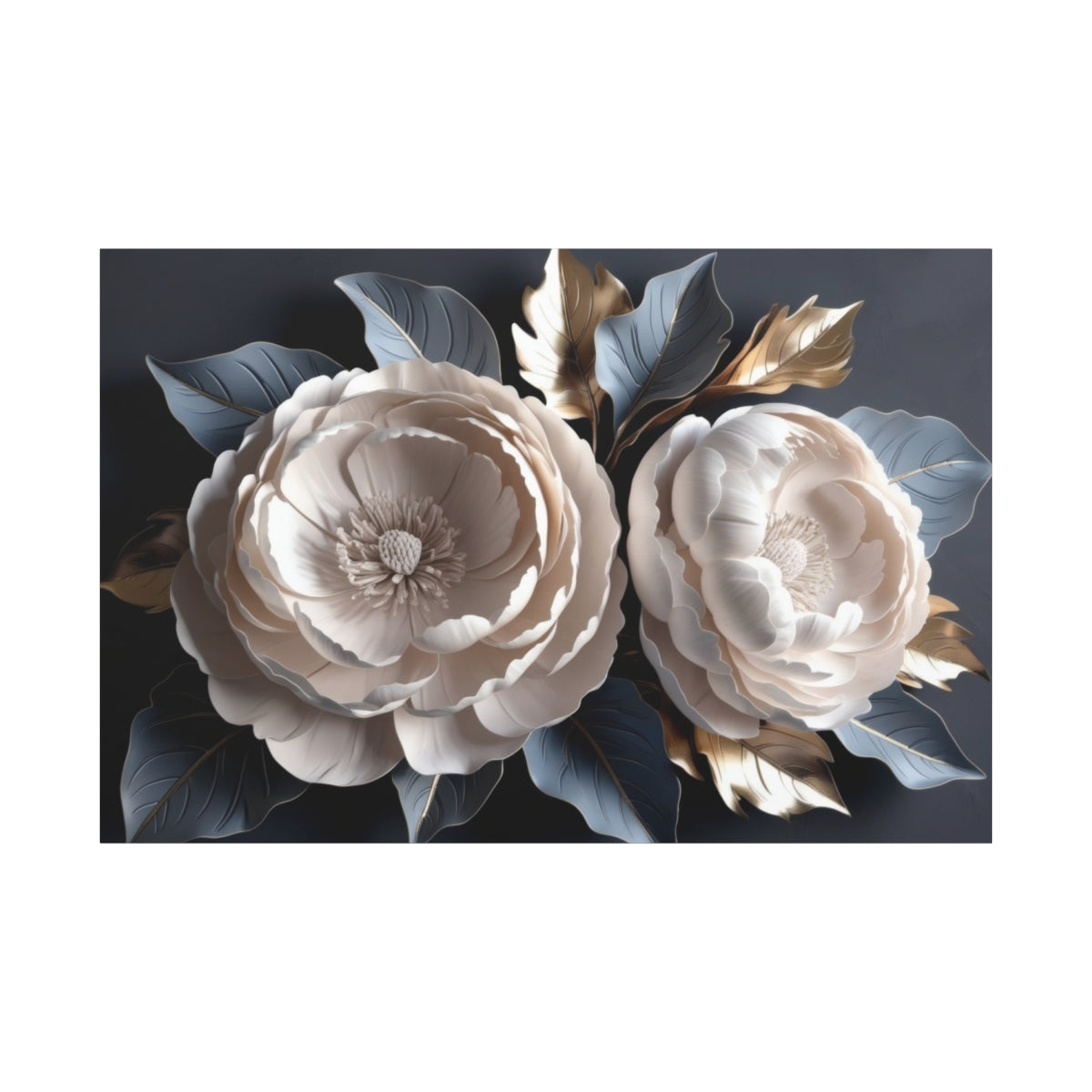 Blossoms in Metallic Hues