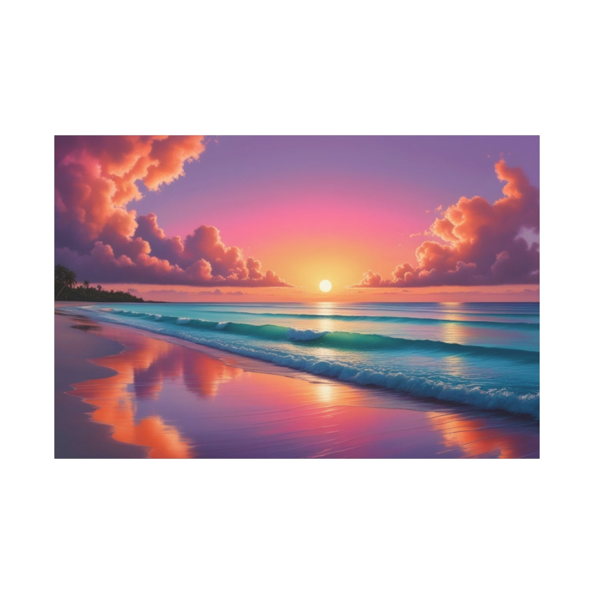 Sunset Reverie on Tropical Shores