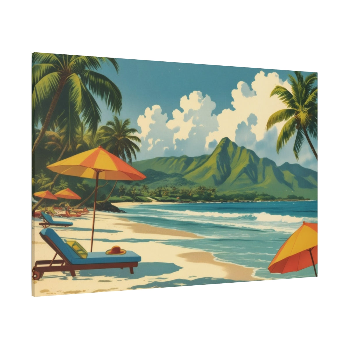 Tropical Escape Under Parasol