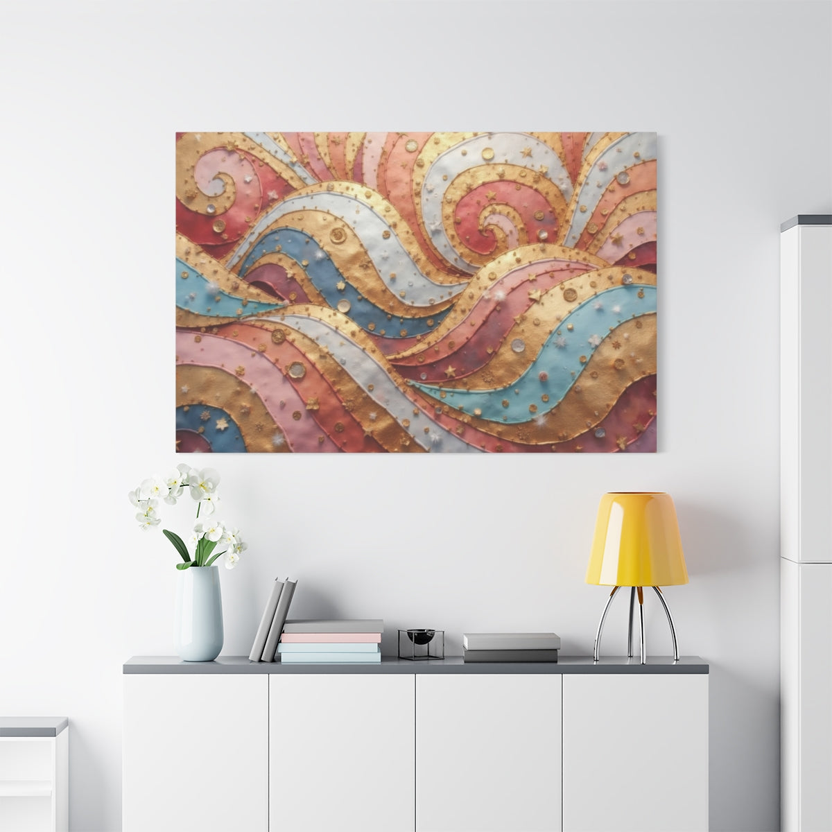 Waves of Gold and Color