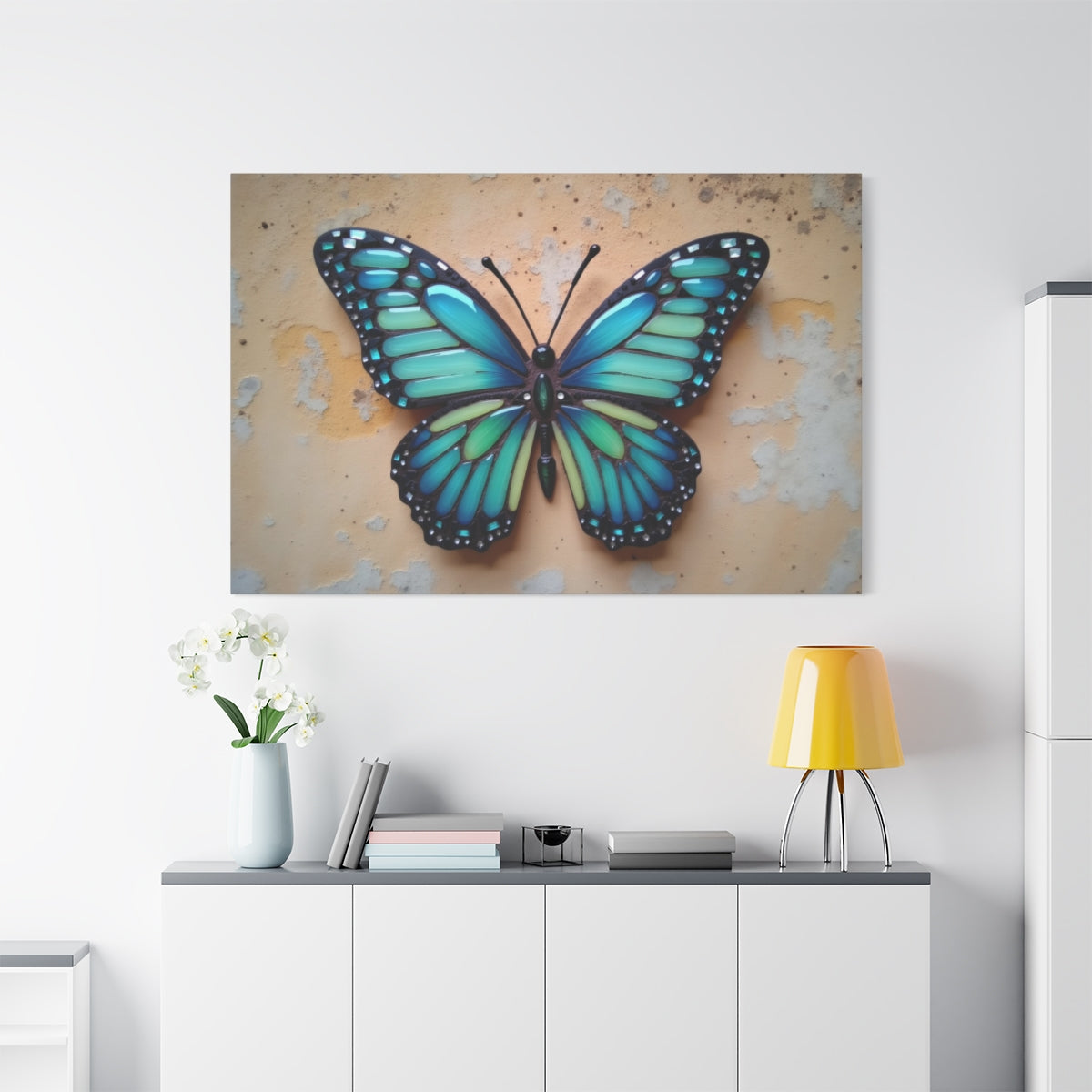 Radiant Glass Butterfly