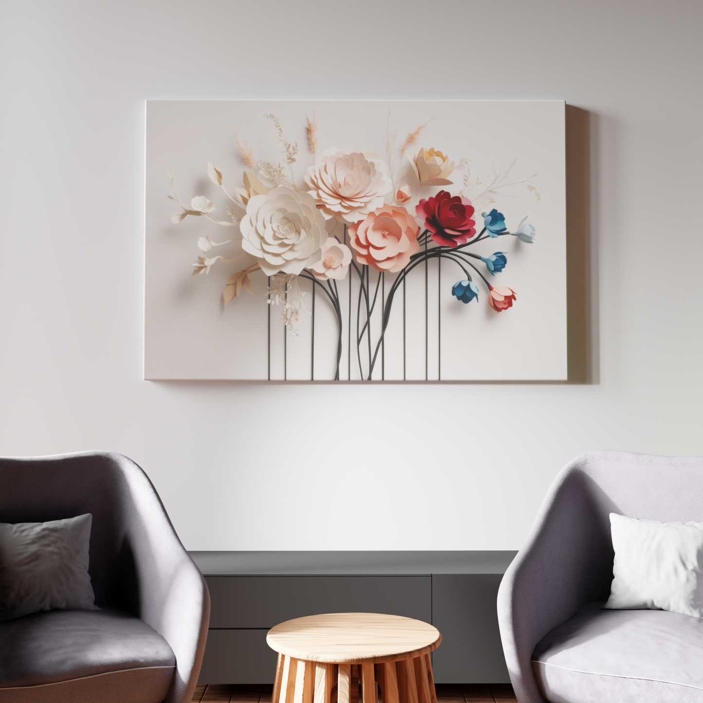Blooming Elegance in Paper