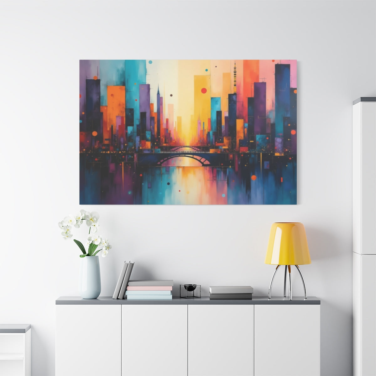 Vibrant Cityscape Symphony