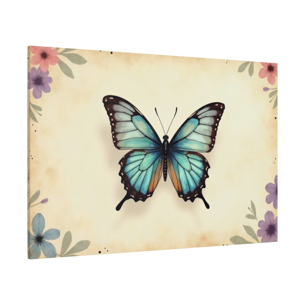 Whimsical Flight of the Azure Butterfly