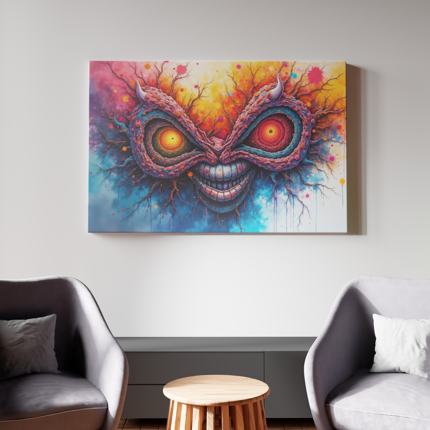 Vibrant Chaos of Colors