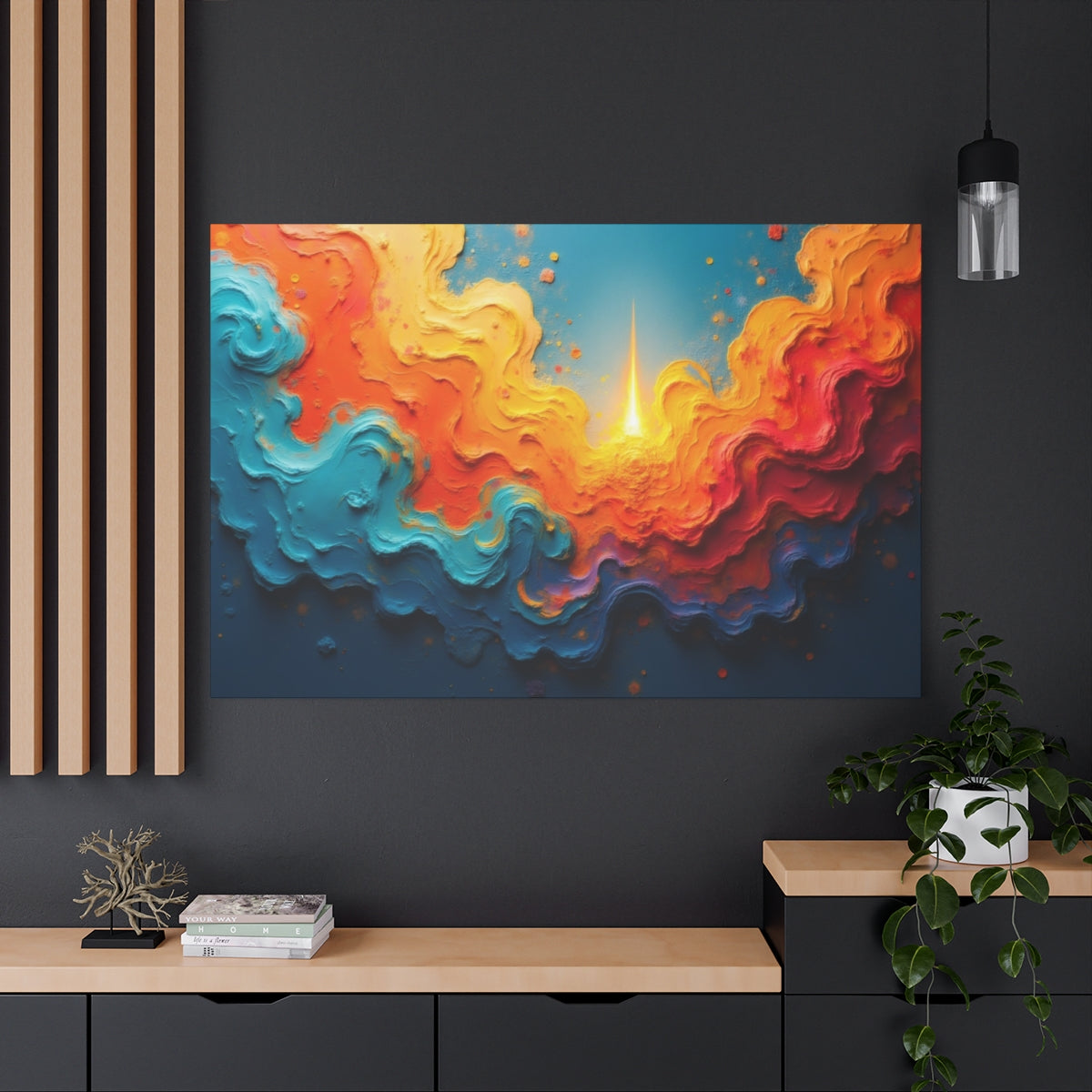 Eruption of Cosmic Colors