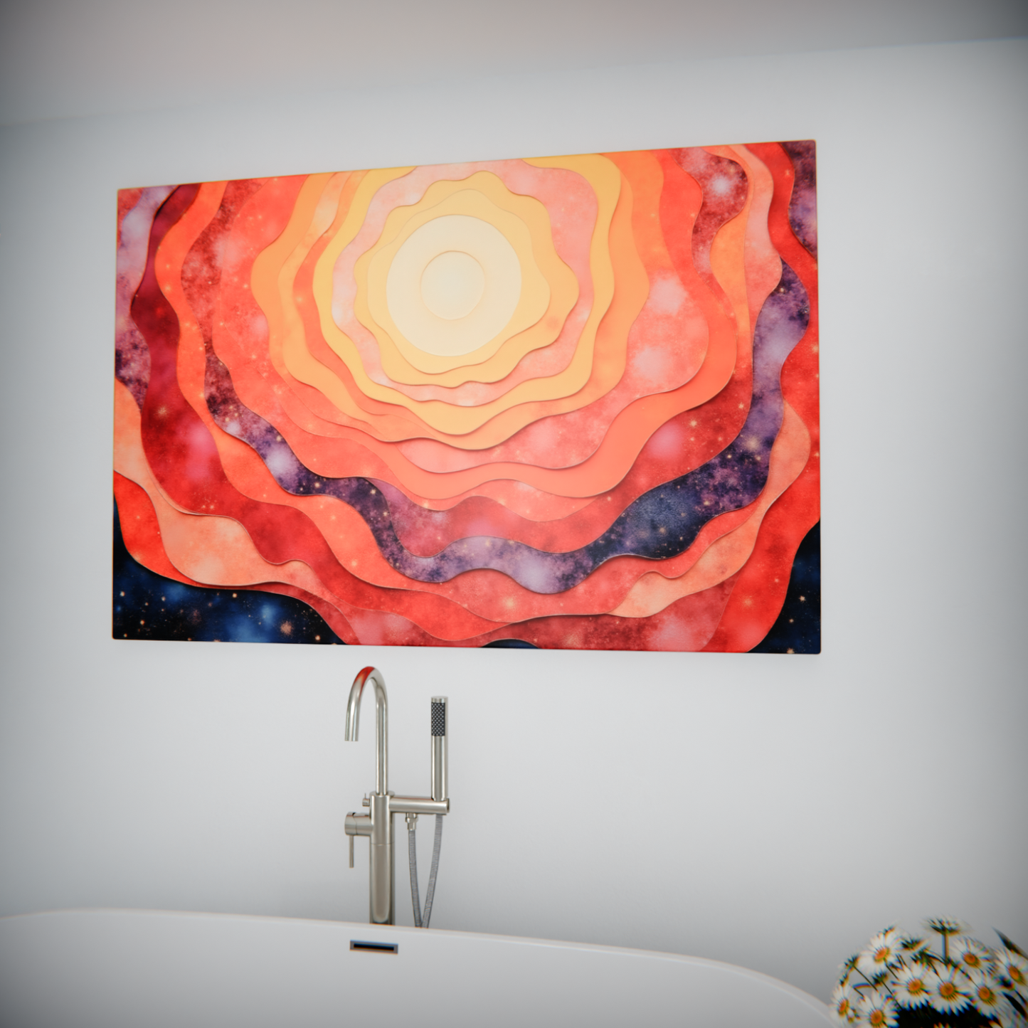 Eclipse of Color: Layered Sunset Hues