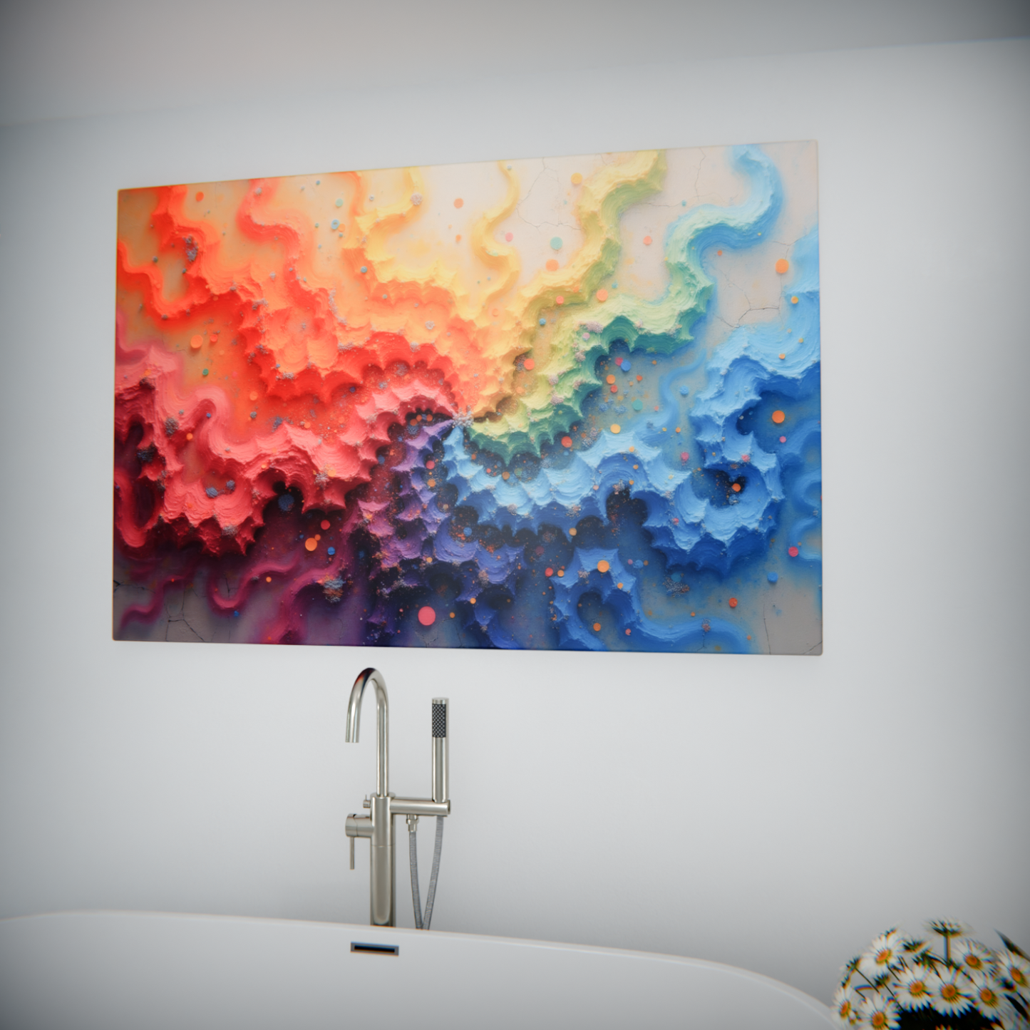 Swirl of Chromatic Waves