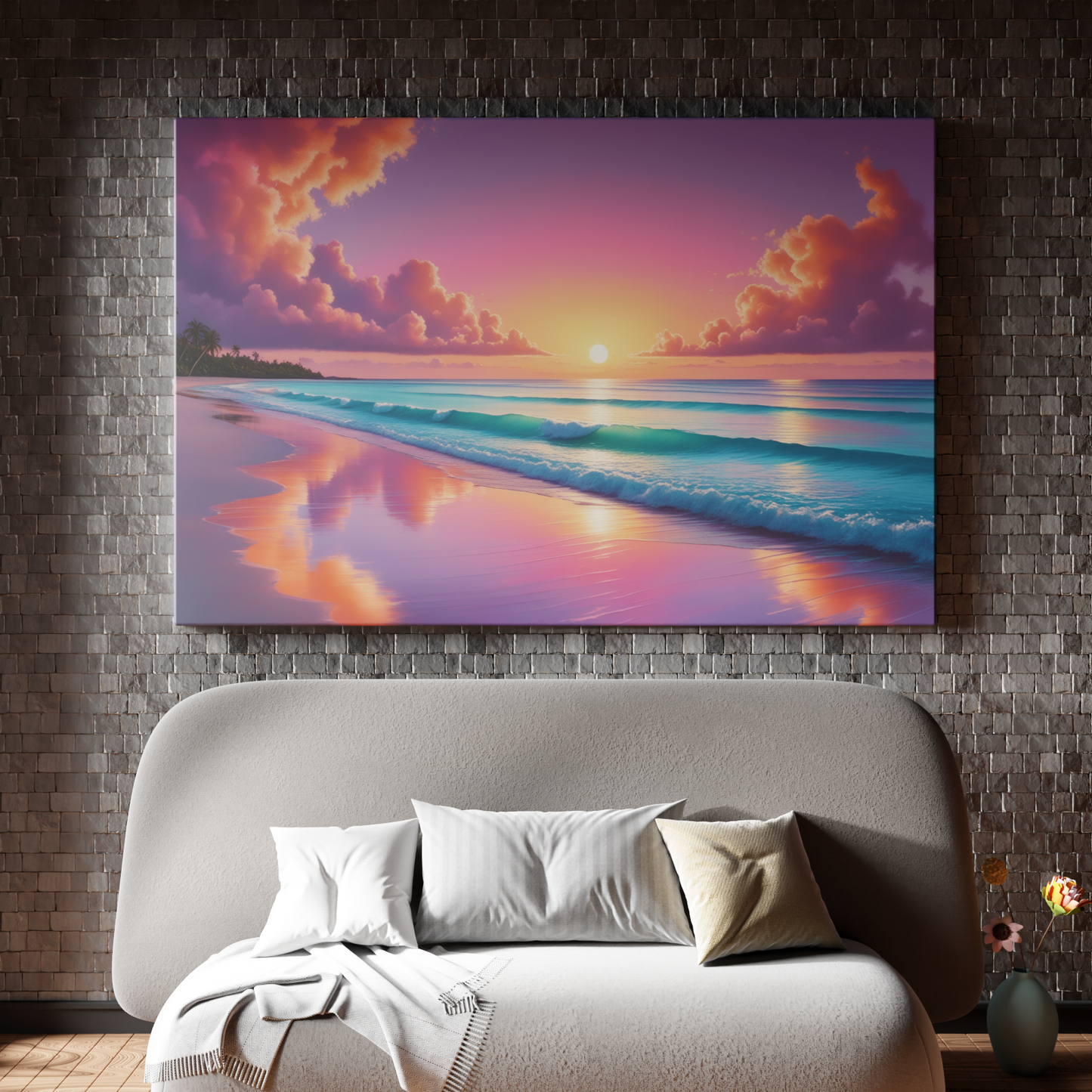 Sunset Reverie on Tropical Shores