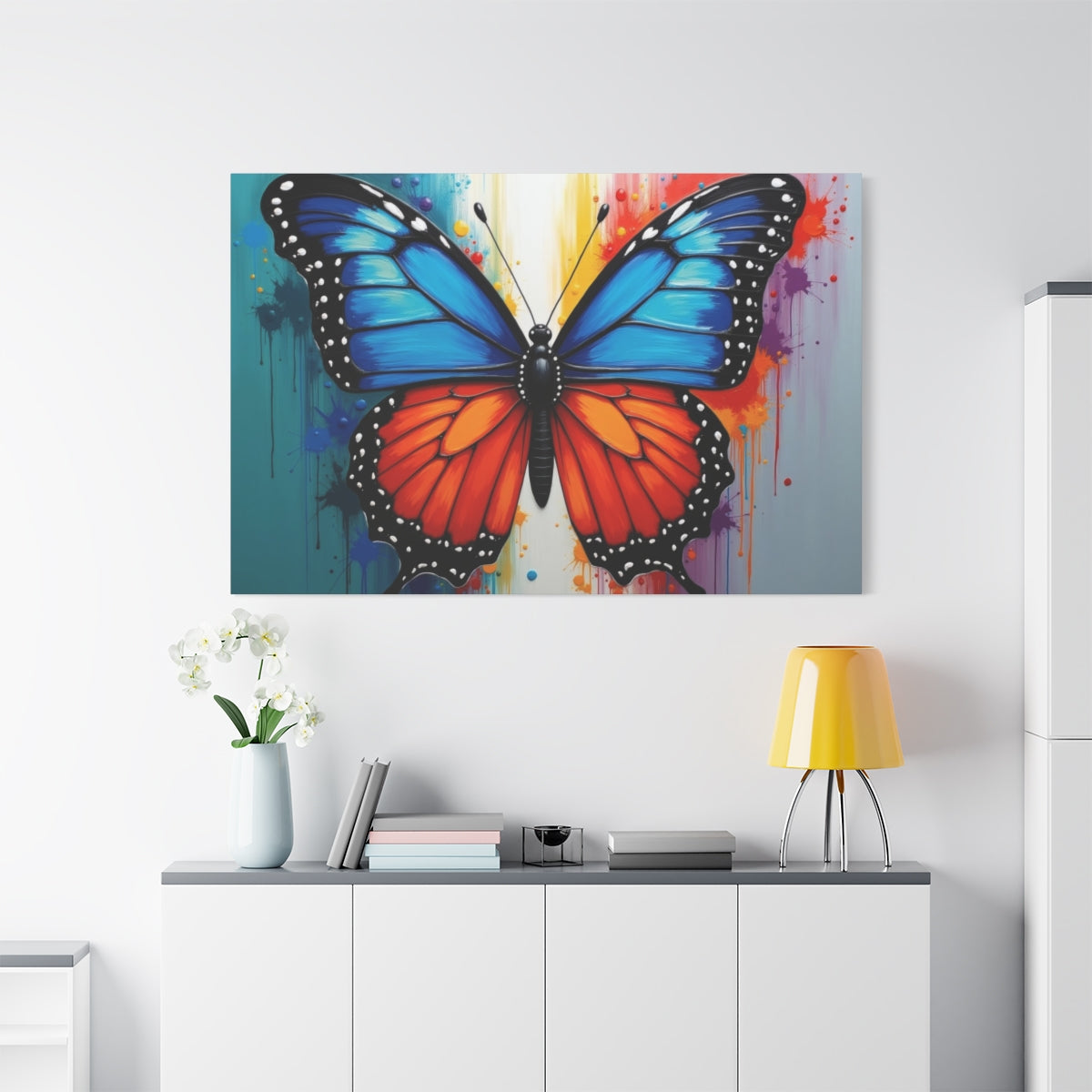 Vibrant Monarch: A Dance of Colors