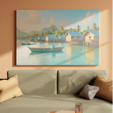 Tranquil Waters of a Stilted Village