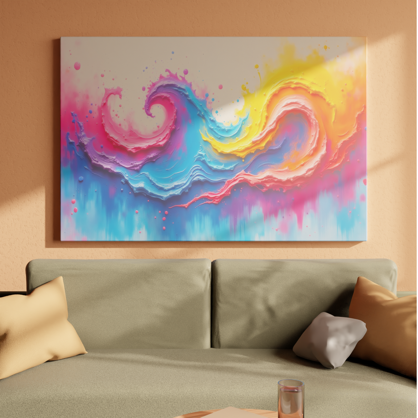Vibrant Waves of Color