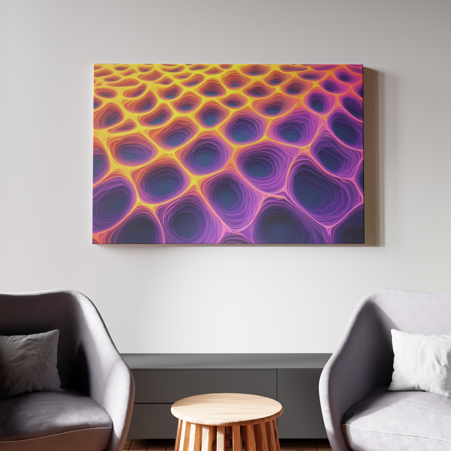 Vibrant Cellular Depths