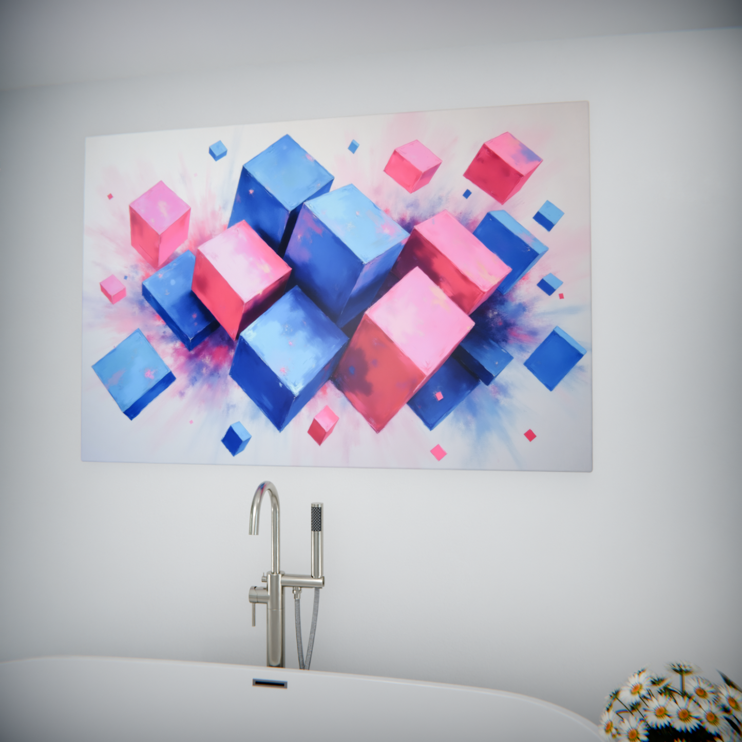 Cubes of Vibrant Imagination