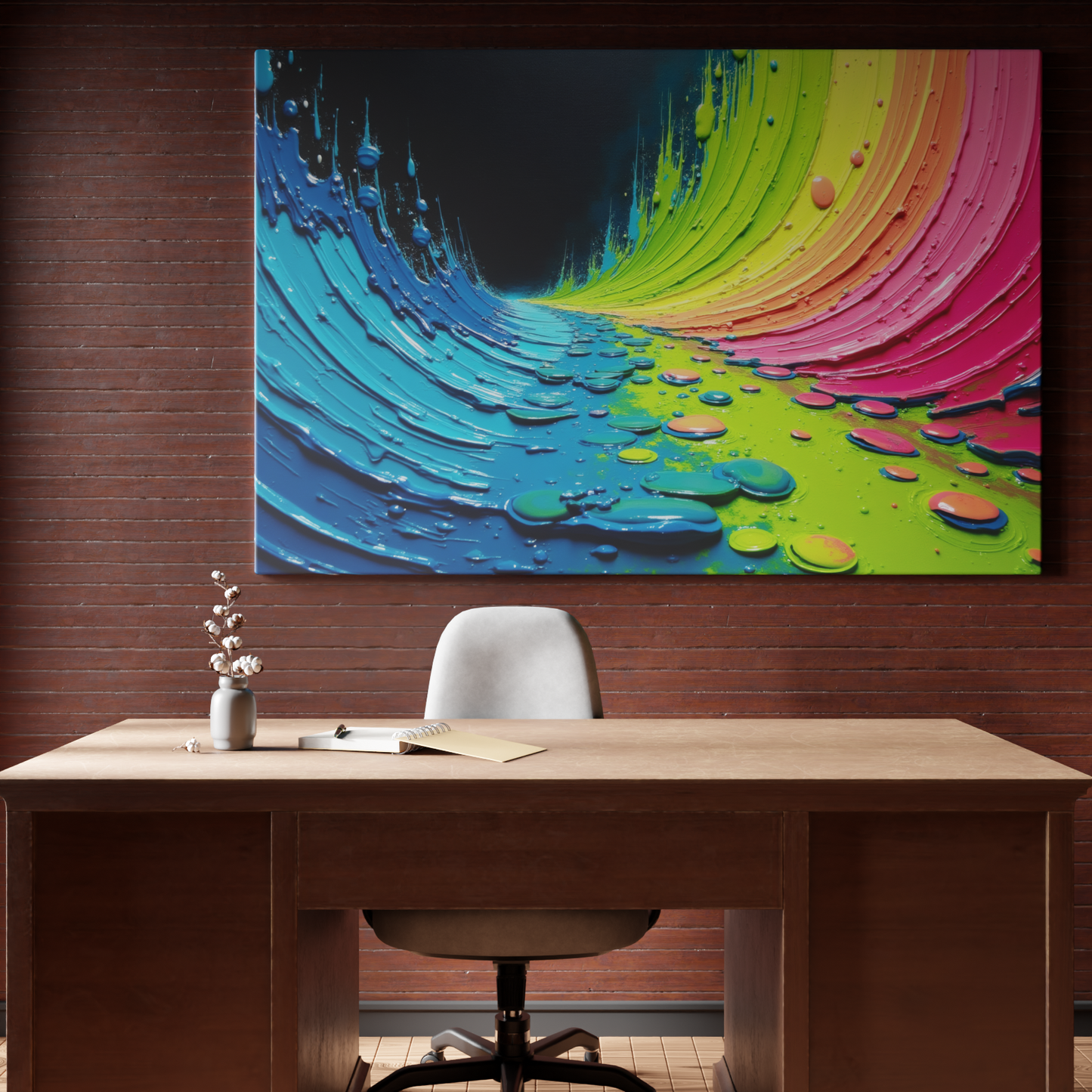 Vortex of Vibrant Waves